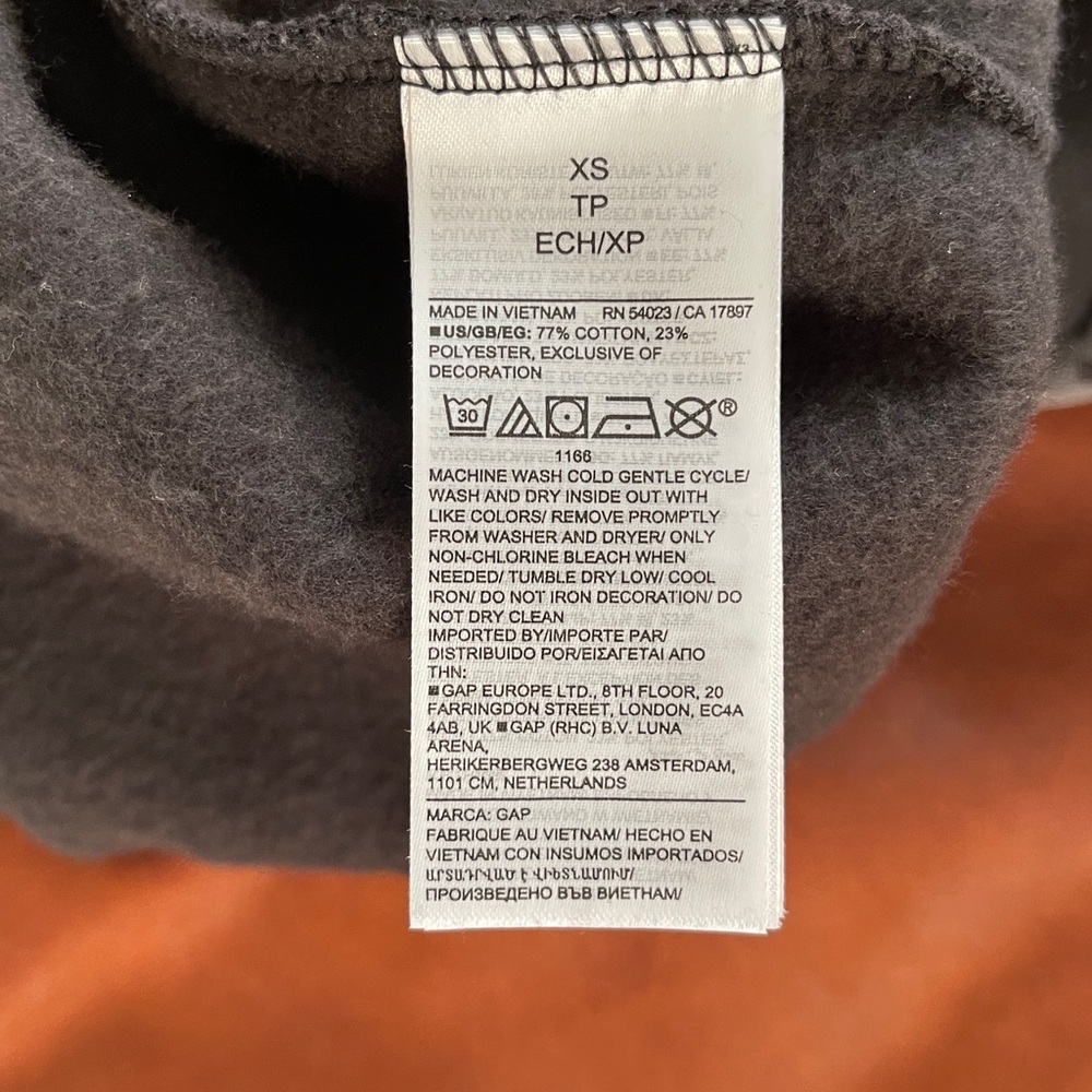 GAP X DAP Harlem Dapper Dan Hoodie Black/ Gray - Picture 5 of 8